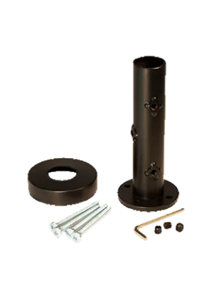 2361 Series Flat Newel (With Mounting Kit) Shoe For 1 3/16 in. Round Newel