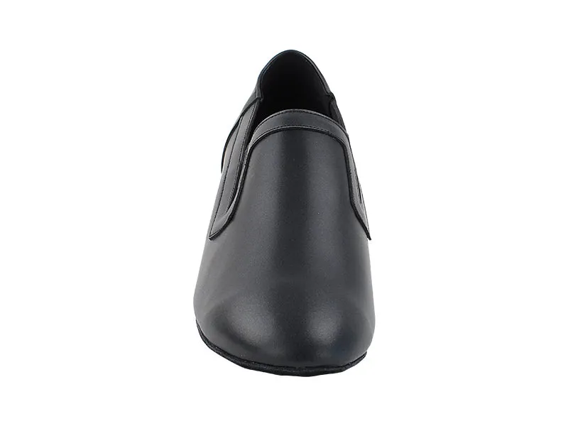 2506LEDSS Black Leather Latin Heel