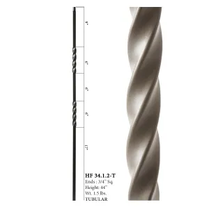 34.1.2-T Mega Series Double Twist Hollow Iron Baluster
