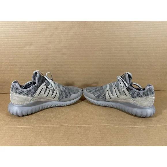 Adidas Men Size 11 Tubular Radial Shoes Sneakers Trainers Gray S76718