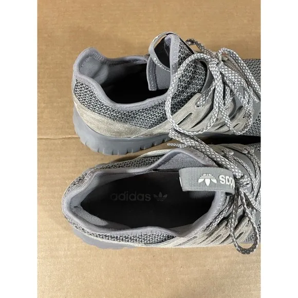 Adidas Men Size 11 Tubular Radial Shoes Sneakers Trainers Gray S76718