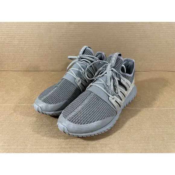 Adidas Men Size 11 Tubular Radial Shoes Sneakers Trainers Gray S76718