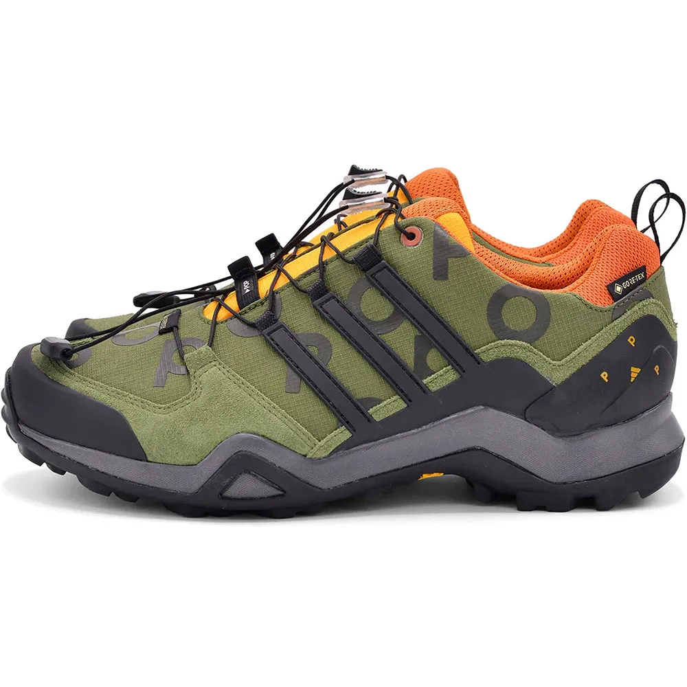 adidas x Pop Trading Company Swift R2 GTX Shoes Wild Pine/Core Black/Semi Solar Yellow