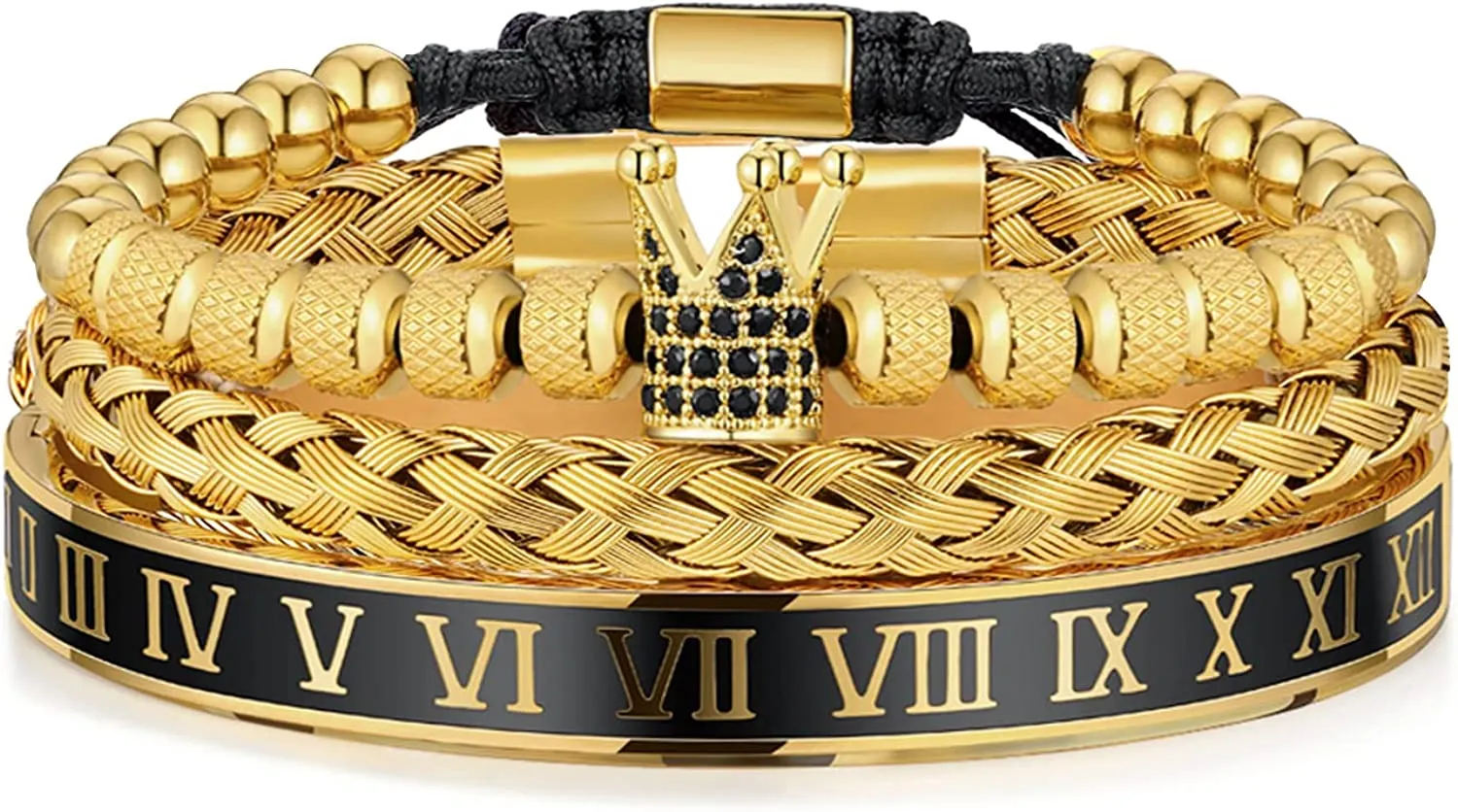 Adjustable Cuff Bracelets Luxury Men's Jewelry