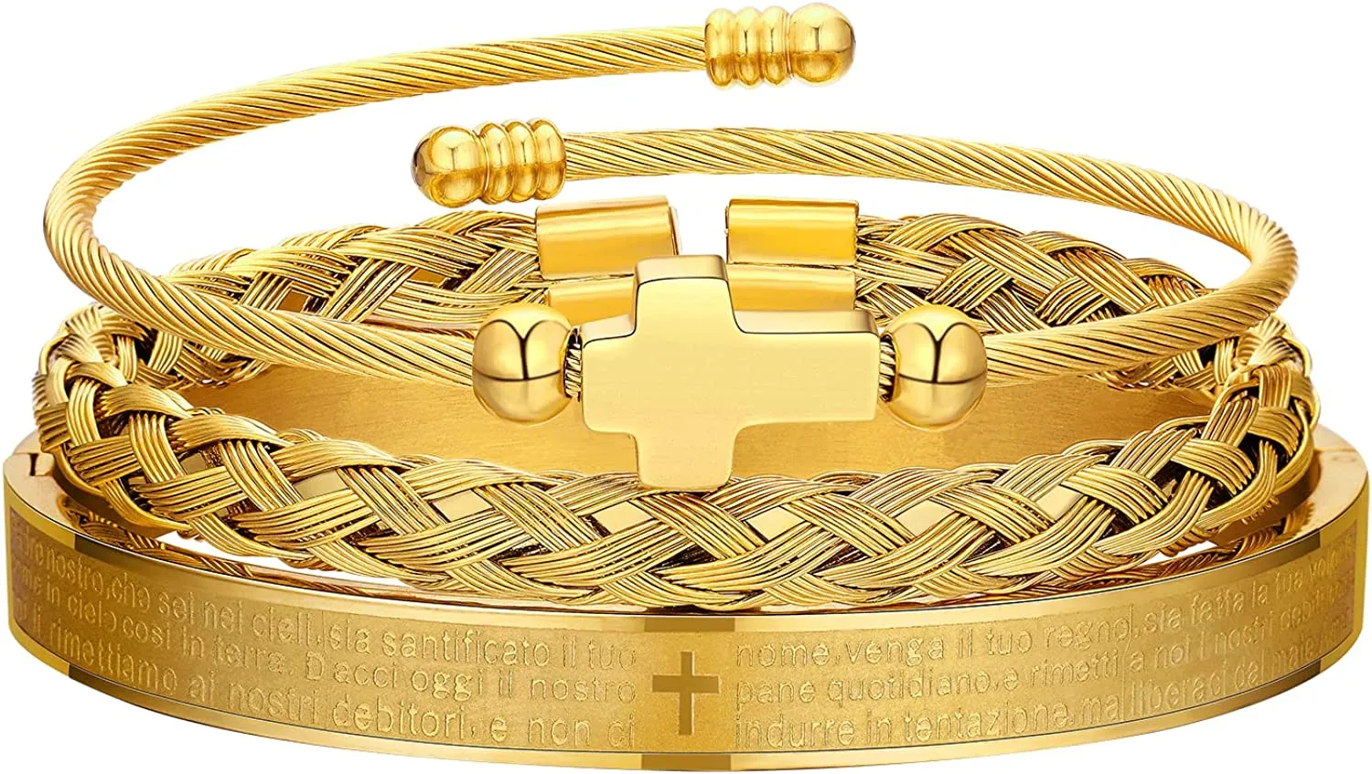 Adjustable Cuff Bracelets Luxury Men's Jewelry