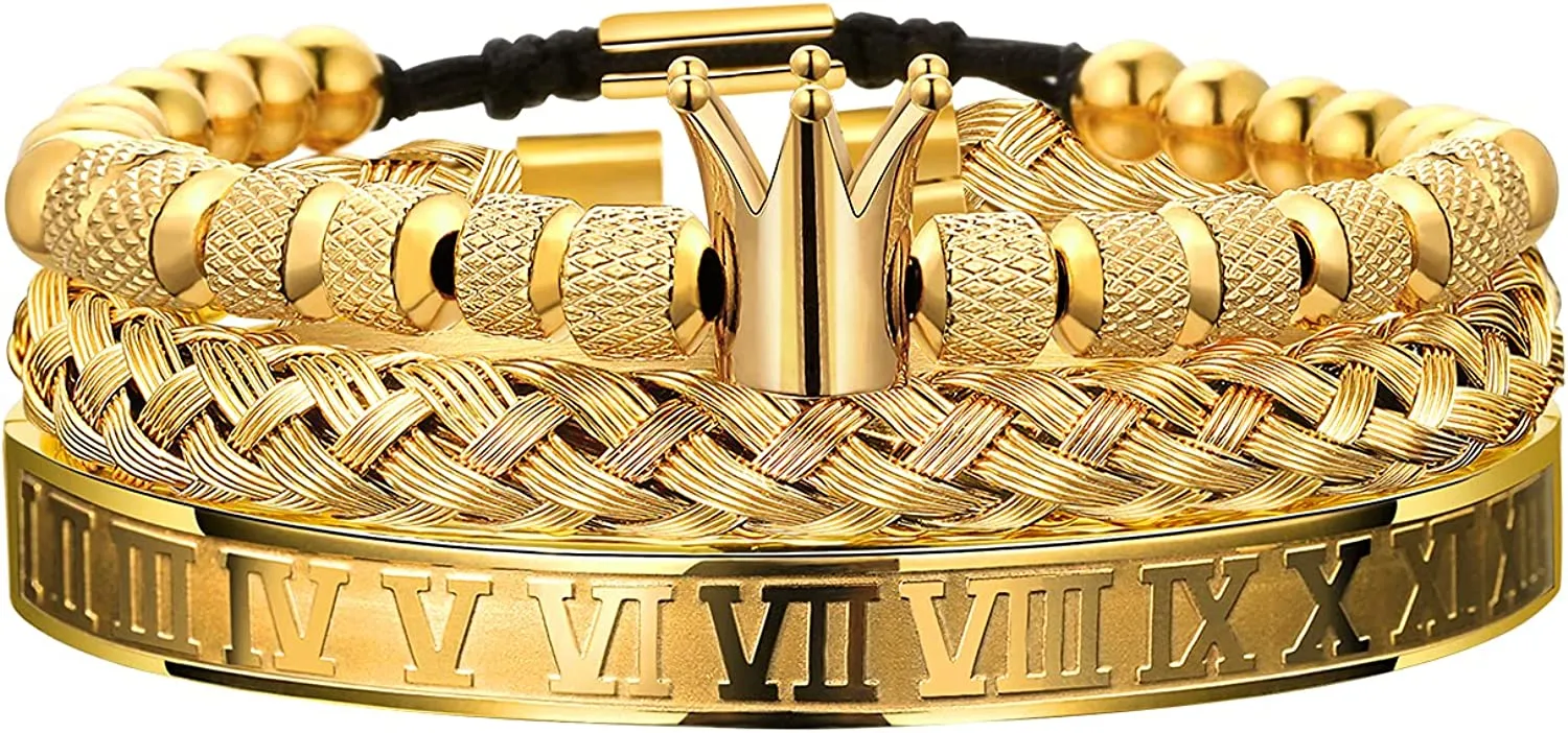 Adjustable Cuff Bracelets Luxury Men's Jewelry