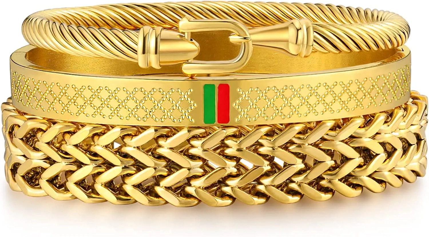 Adjustable Cuff Bracelets Luxury Men's Jewelry