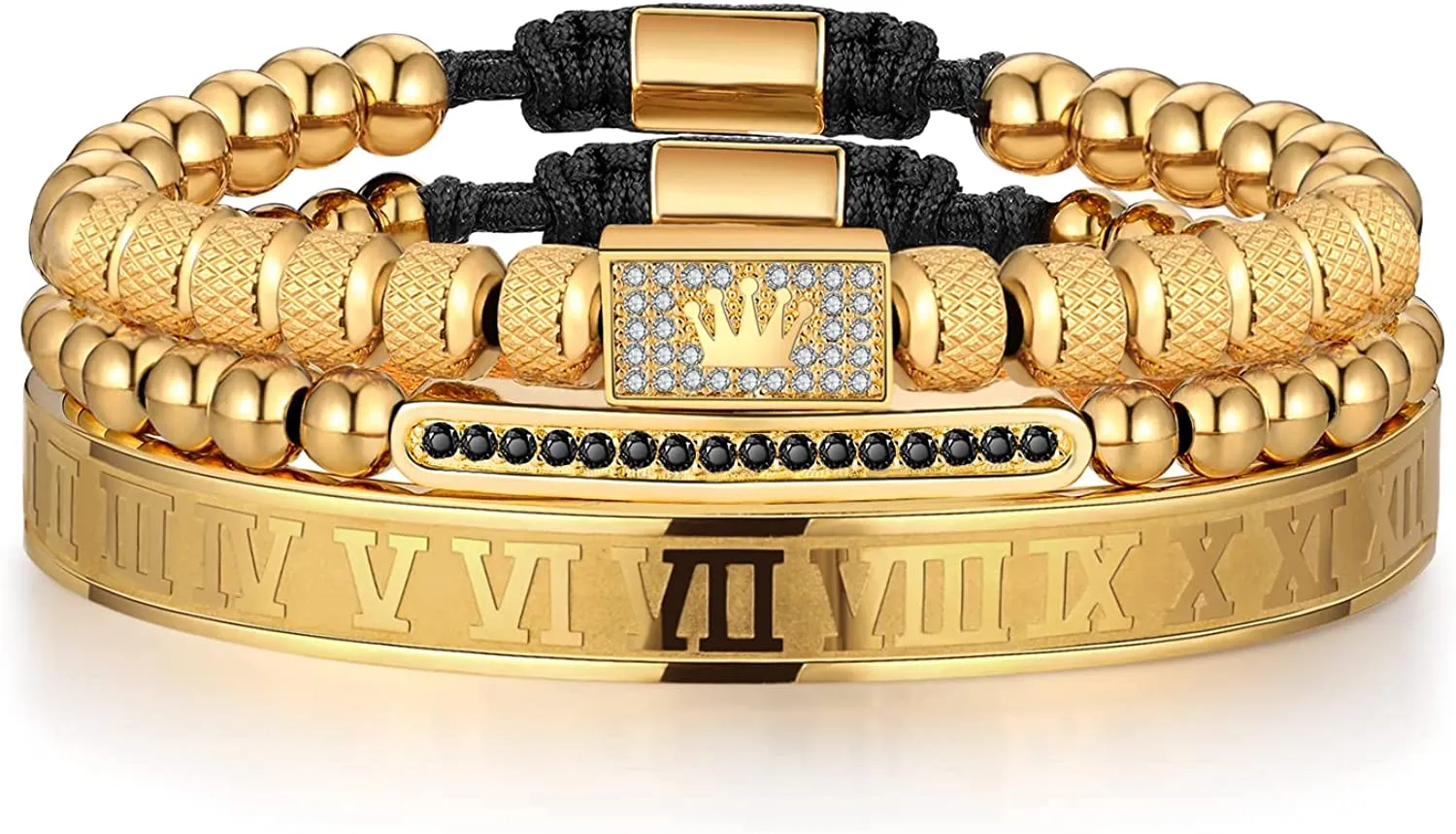 Adjustable Cuff Bracelets Luxury Men's Jewelry