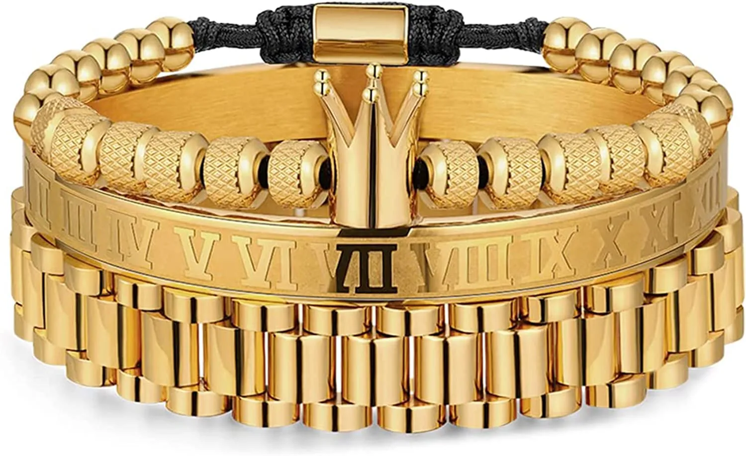 Adjustable Cuff Bracelets Luxury Men's Jewelry