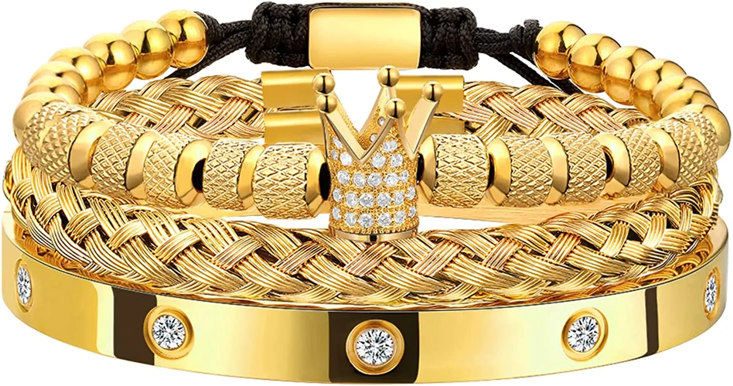 Adjustable Cuff Bracelets Luxury Men's Jewelry