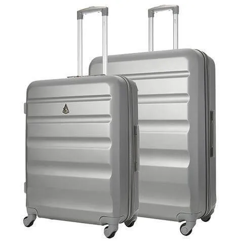 Aerolite Lightweight Hard Shell Suitcase Luggage Set (Medium 25"   Large 29")