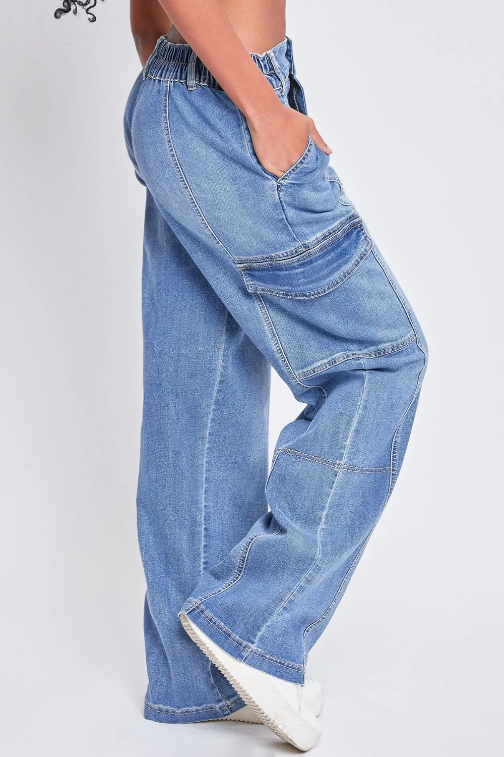Amie High-Rise Straight Cargo Jeans