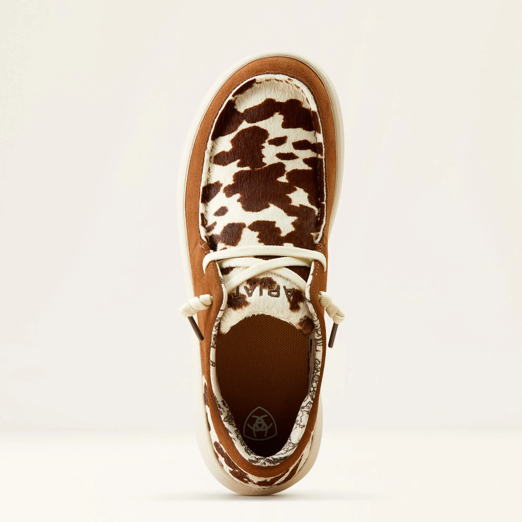 Ariat Hilo Ladies Shoe Ginger Suede/Cow Hair On