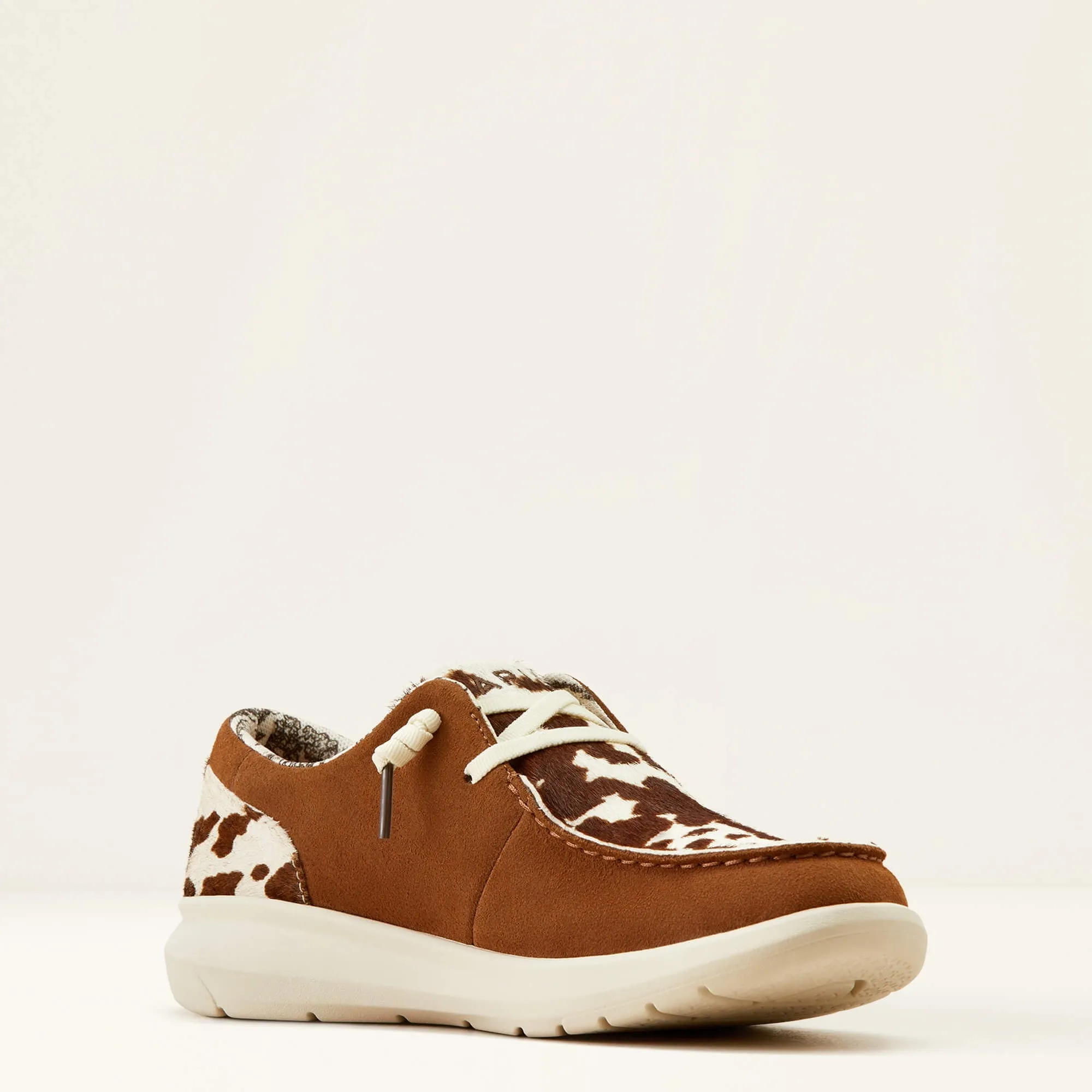 Ariat Hilo Ladies Shoe Ginger Suede/Cow Hair On