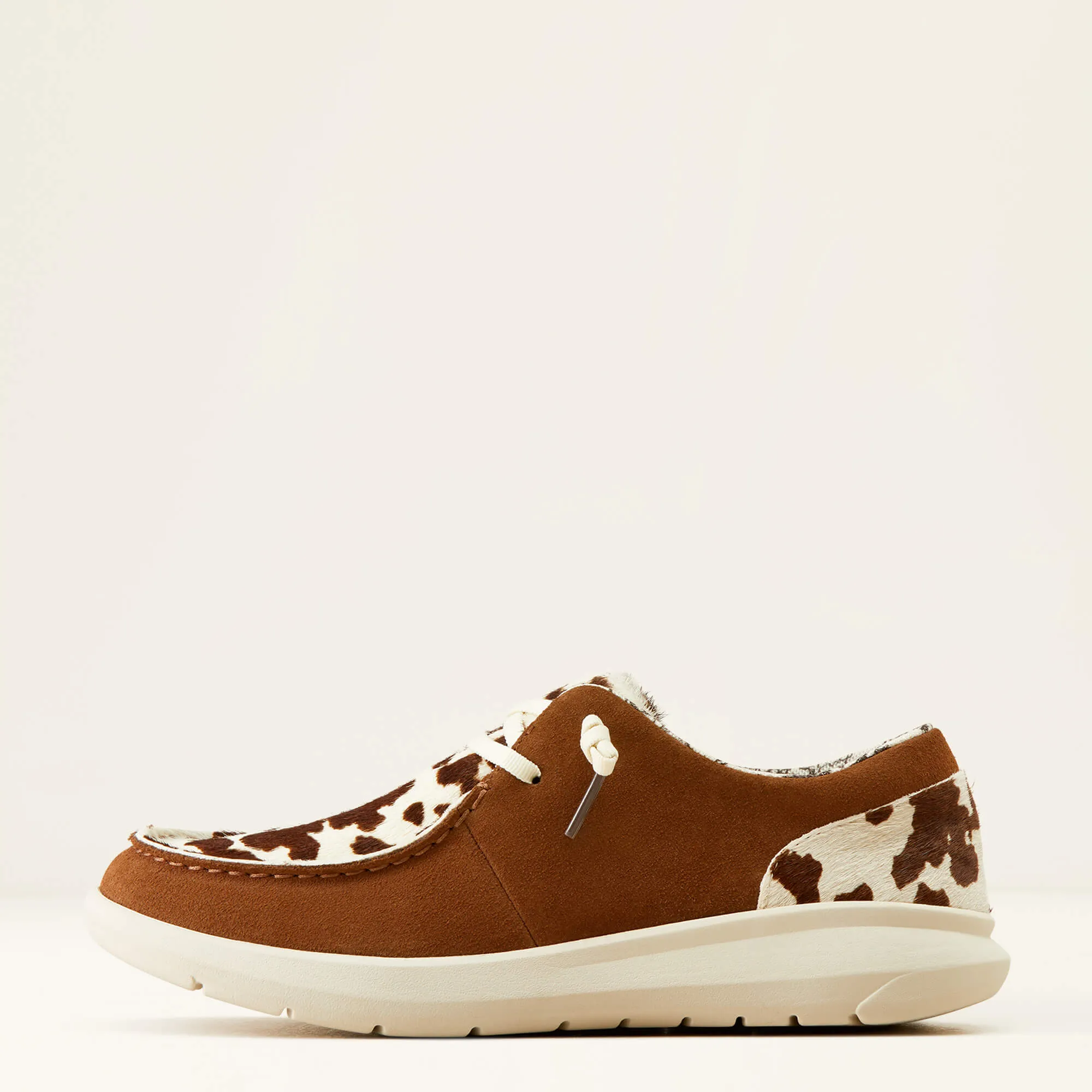 Ariat Hilo Ladies Shoe Ginger Suede/Cow Hair On