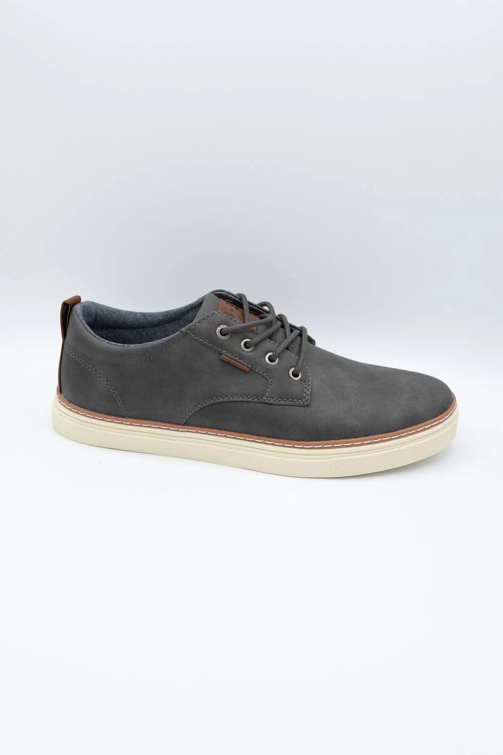 B52 by Bullboxer Lace Up Slip On Shoes for Men in Grey | 967-X2-8110A-GREY