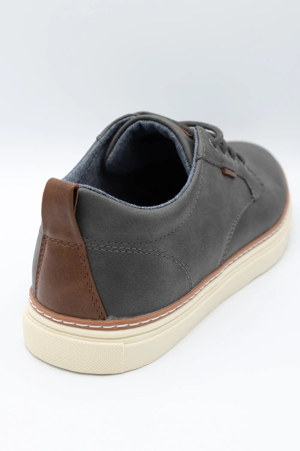 B52 by Bullboxer Lace Up Slip On Shoes for Men in Grey | 967-X2-8110A-GREY