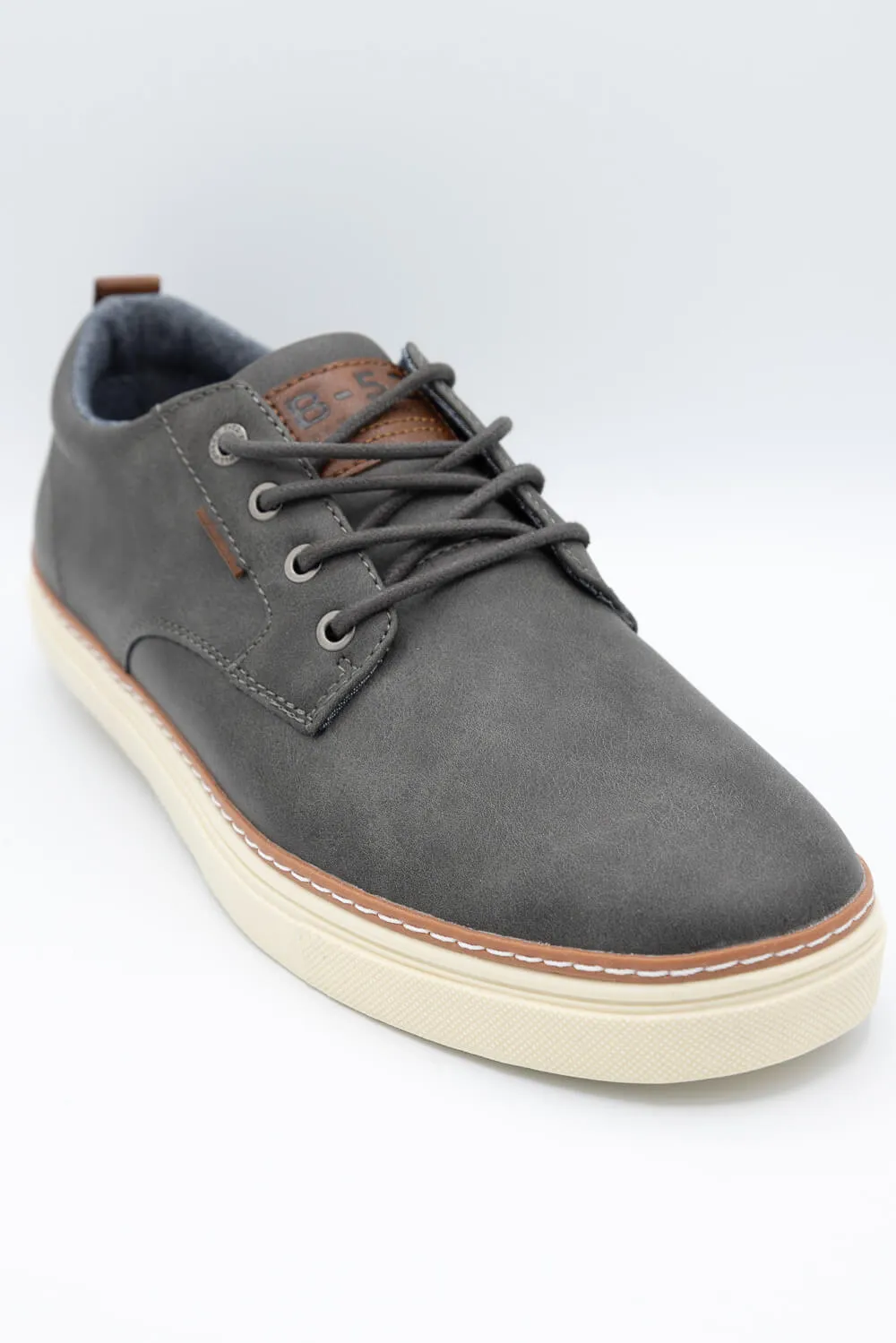 B52 by Bullboxer Lace Up Slip On Shoes for Men in Grey | 967-X2-8110A-GREY