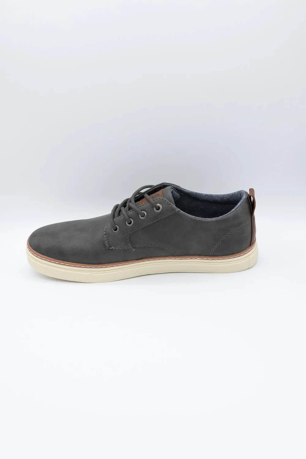 B52 by Bullboxer Lace Up Slip On Shoes for Men in Grey | 967-X2-8110A-GREY