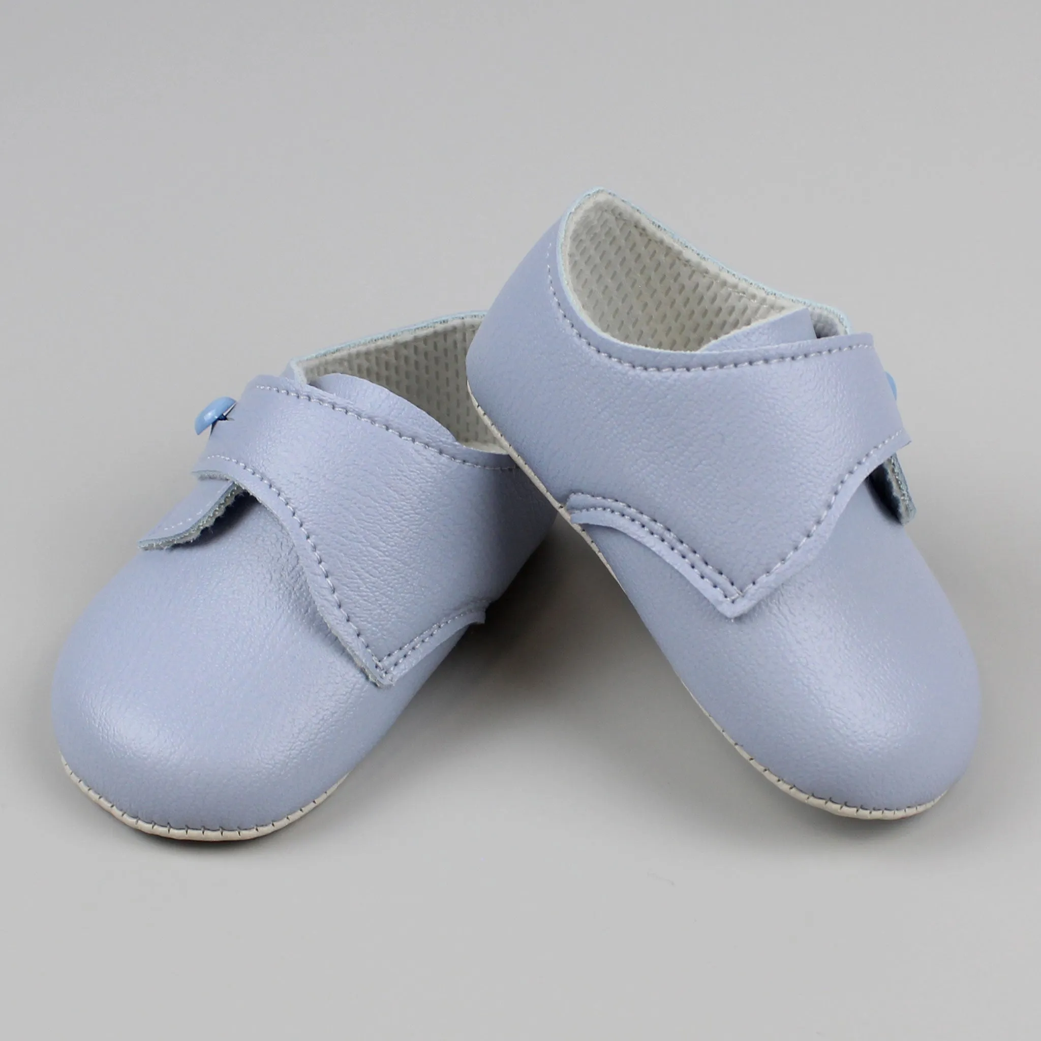 Baby Boy Shoes - Blue Soft Sole Shoes