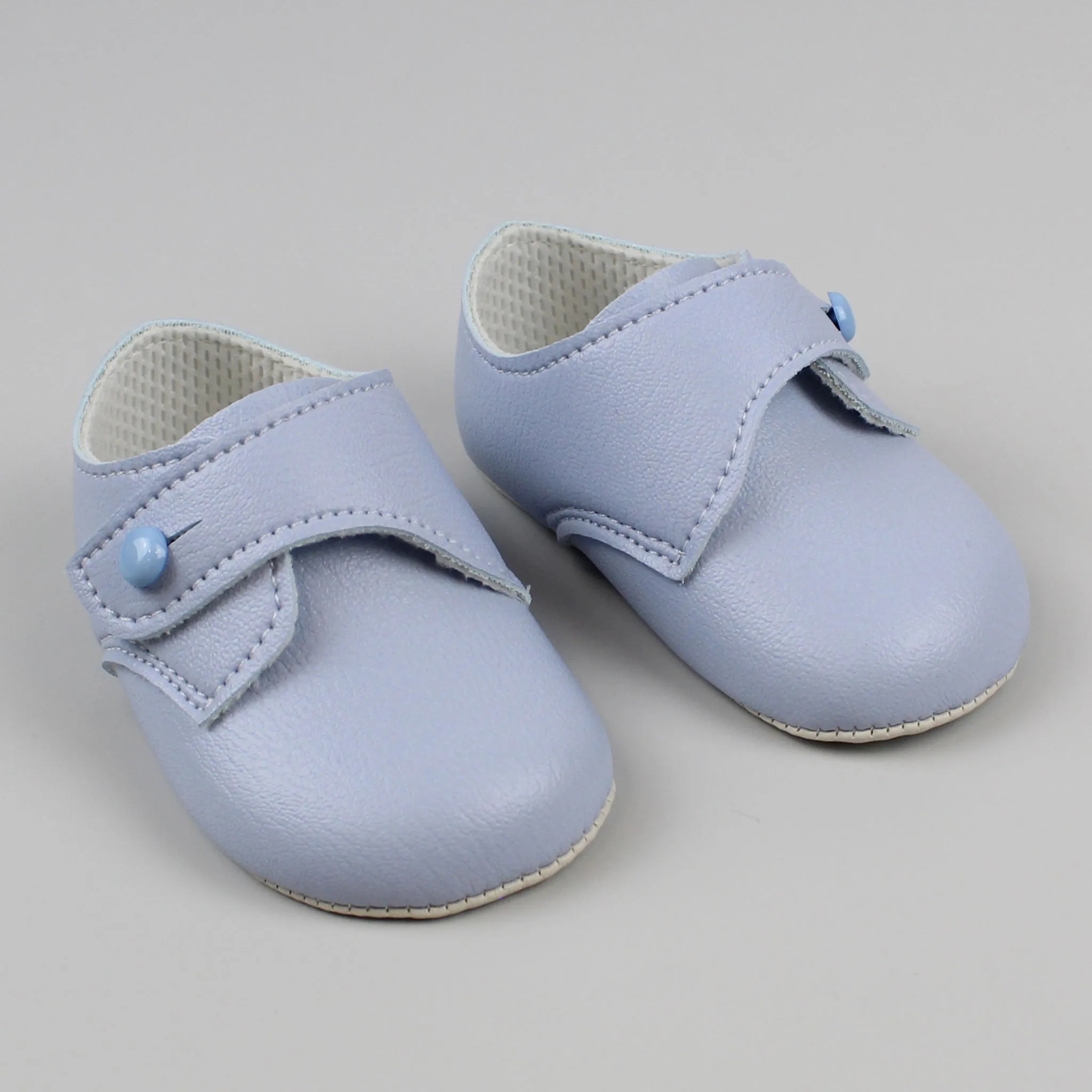 Baby Boy Shoes - Blue Soft Sole Shoes