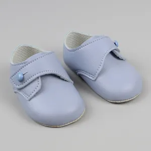 Baby Boy Shoes - Blue Soft Sole Shoes