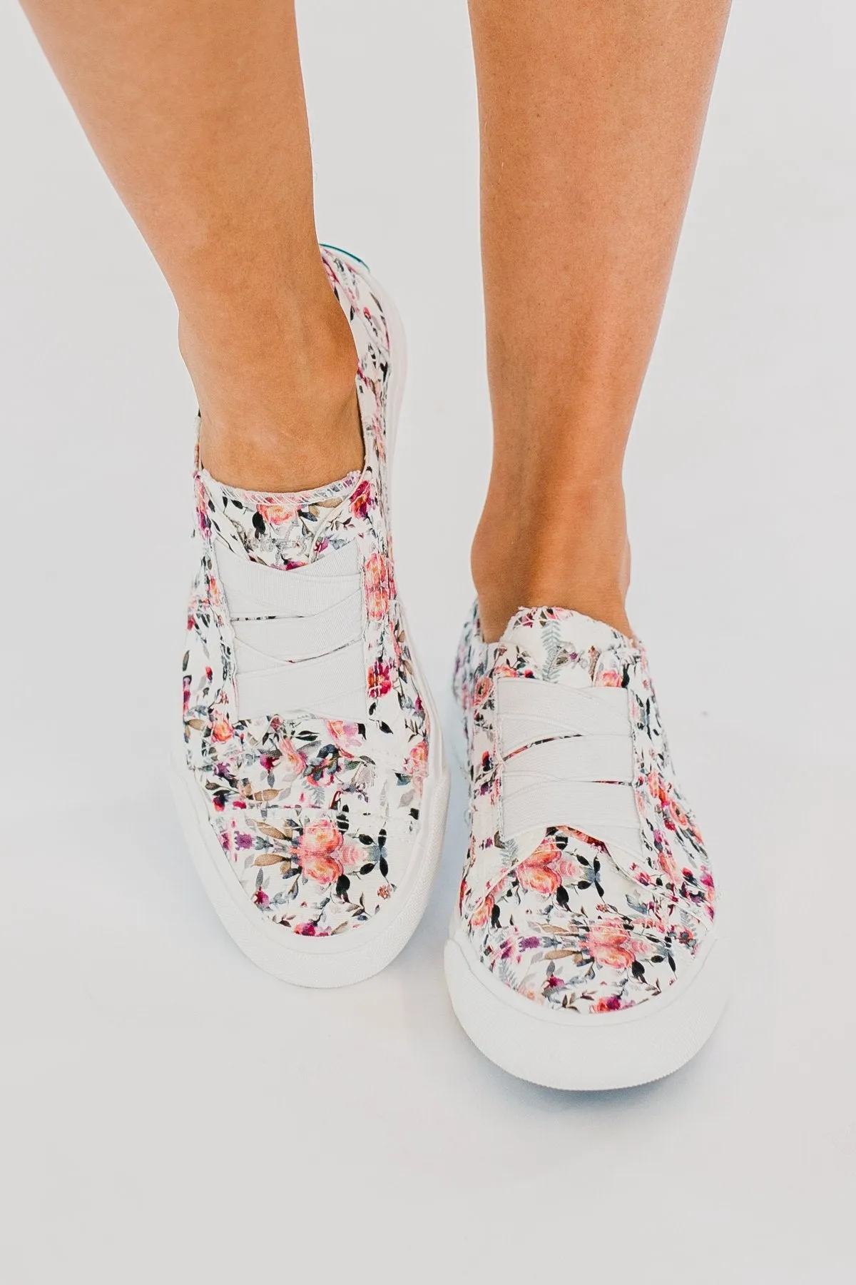 Blowfish Marley Sneakers- Off White Winter Romance