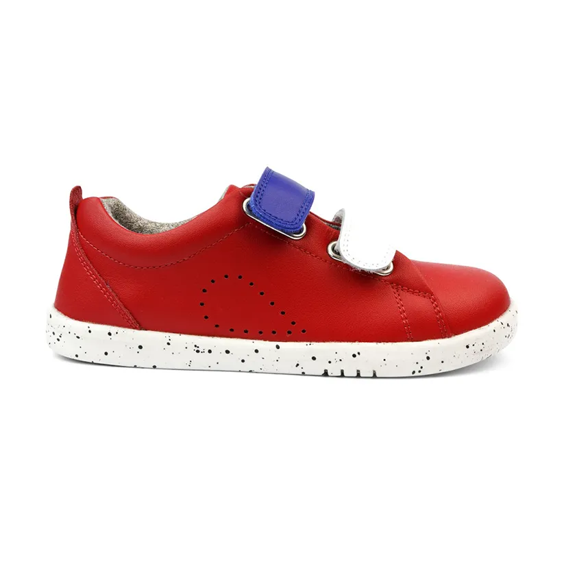Bobux KP  Red Grass Court Switch Trainers