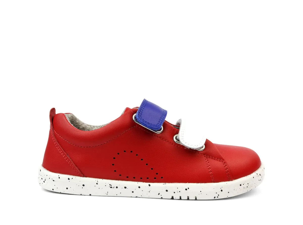 Bobux KP  Red Grass Court Switch Trainers