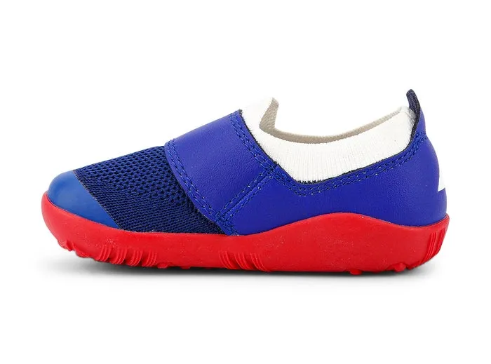 Bobux Step Up Dimension III Blueberry   White Trainers