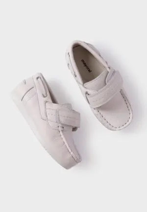Boys White Leather Shoes