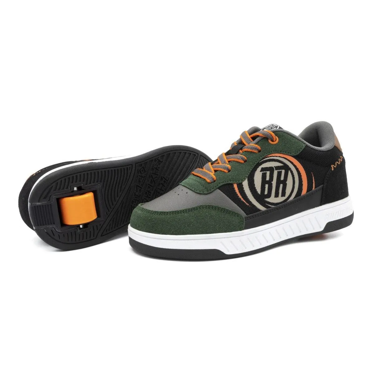 Breezy Rollers Shoes With Wheels Hero 2 - Black / Green