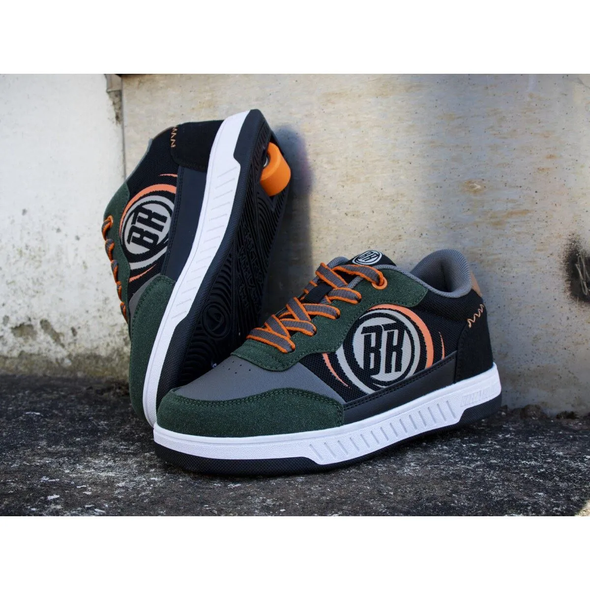 Breezy Rollers Shoes With Wheels Hero 2 - Black / Green