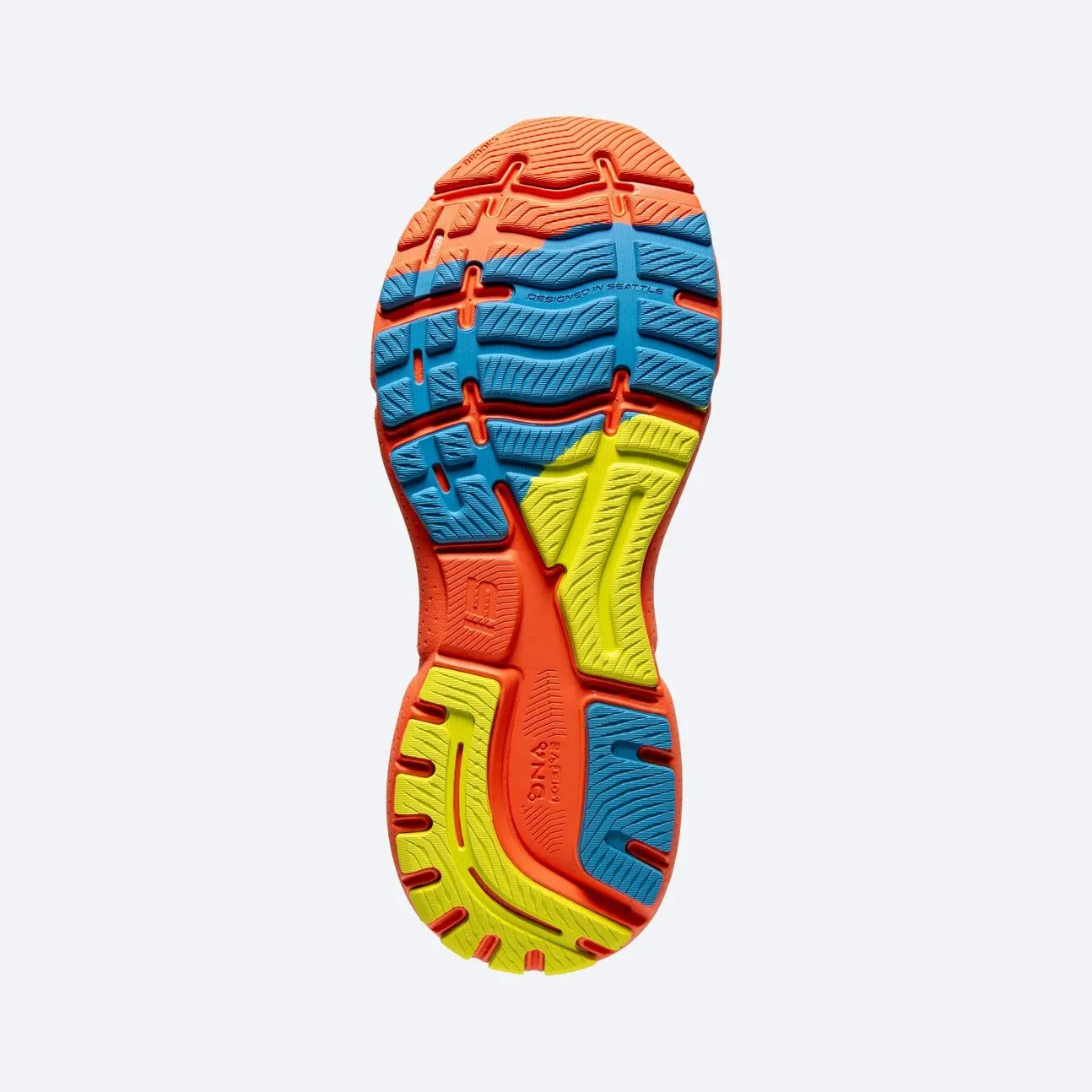 Brooks Men's Ghost 15 - Orange/Blue/Yellow
