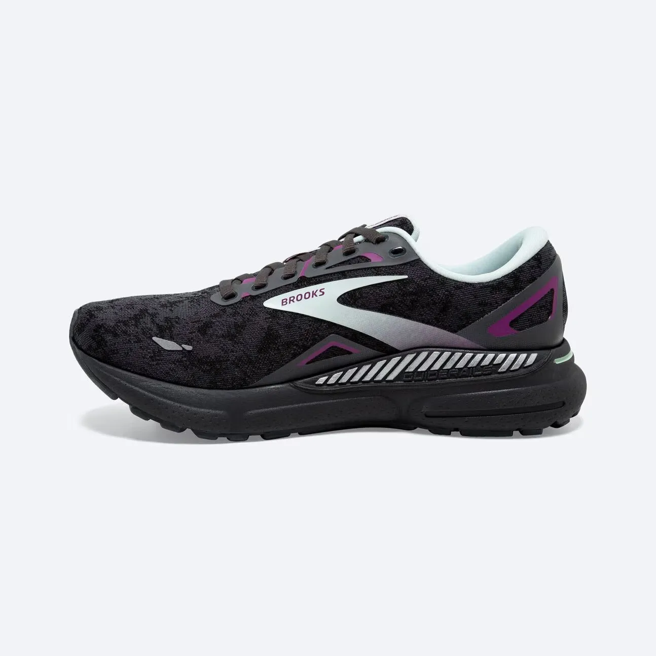 Brooks Women's Adrenaline GTS 23 - Black/Light Blue/Purple