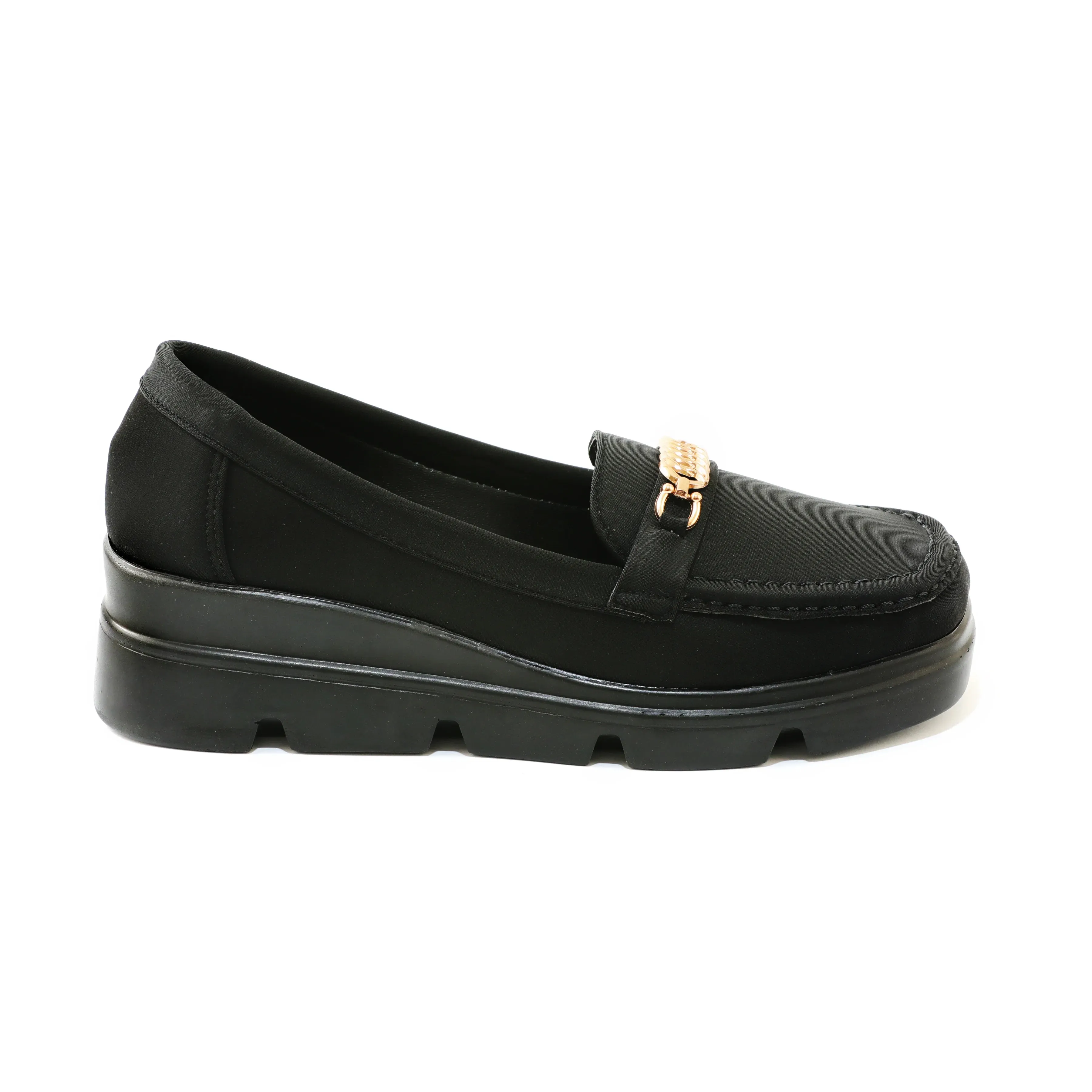 Camia Black women Wedge Shoes