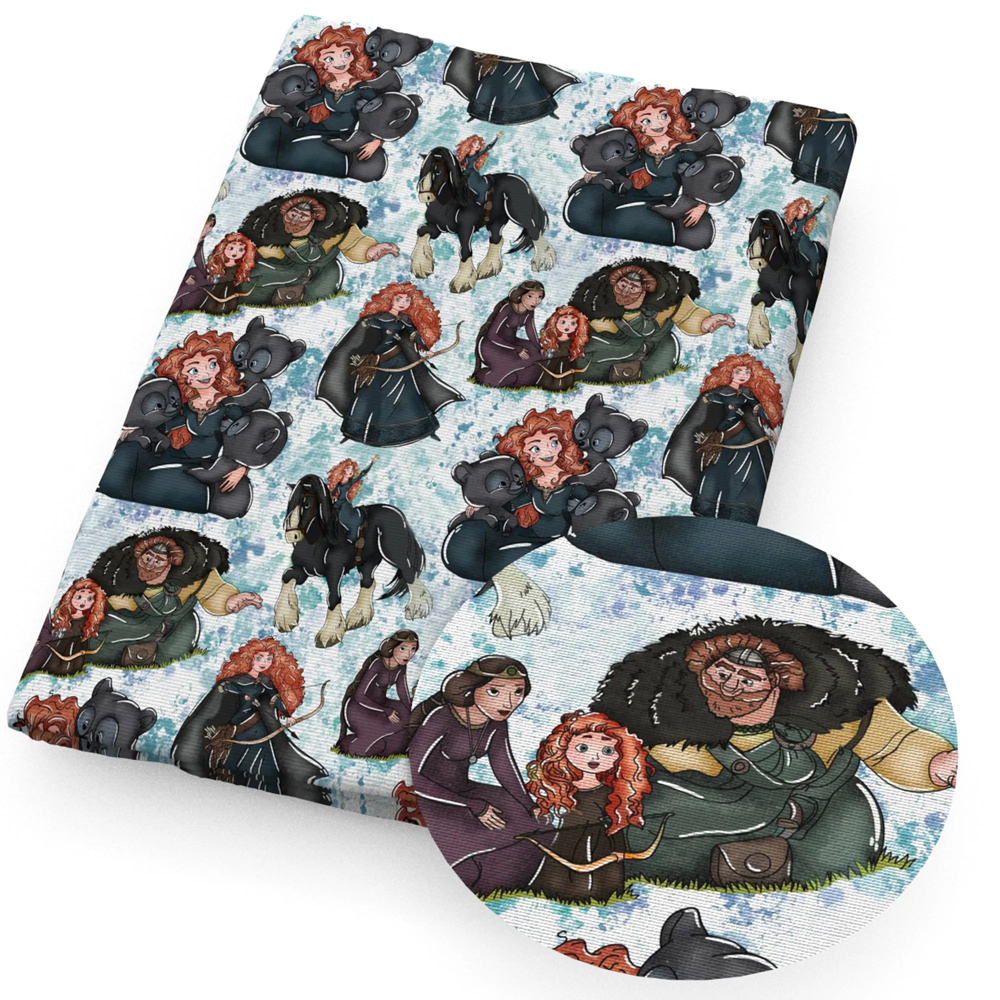 Cartoon Print Fabric