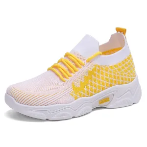 Casual Multicolor Breathable Sneaker Female Student