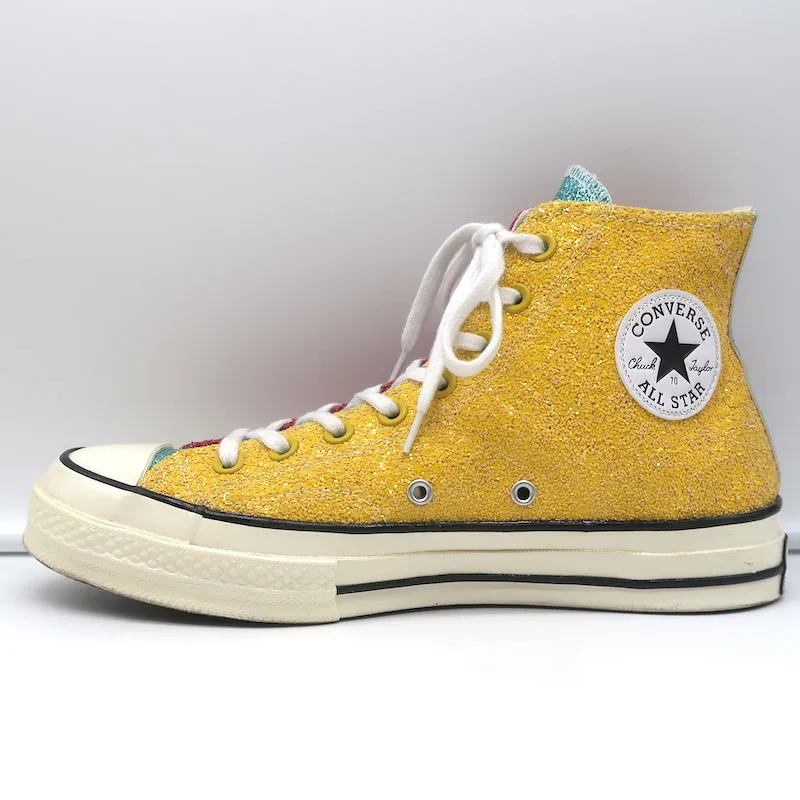 Converse x JW Anderson Glitter Chuck 70 High Top Sneakers Size 10.5 W / 8.5 M