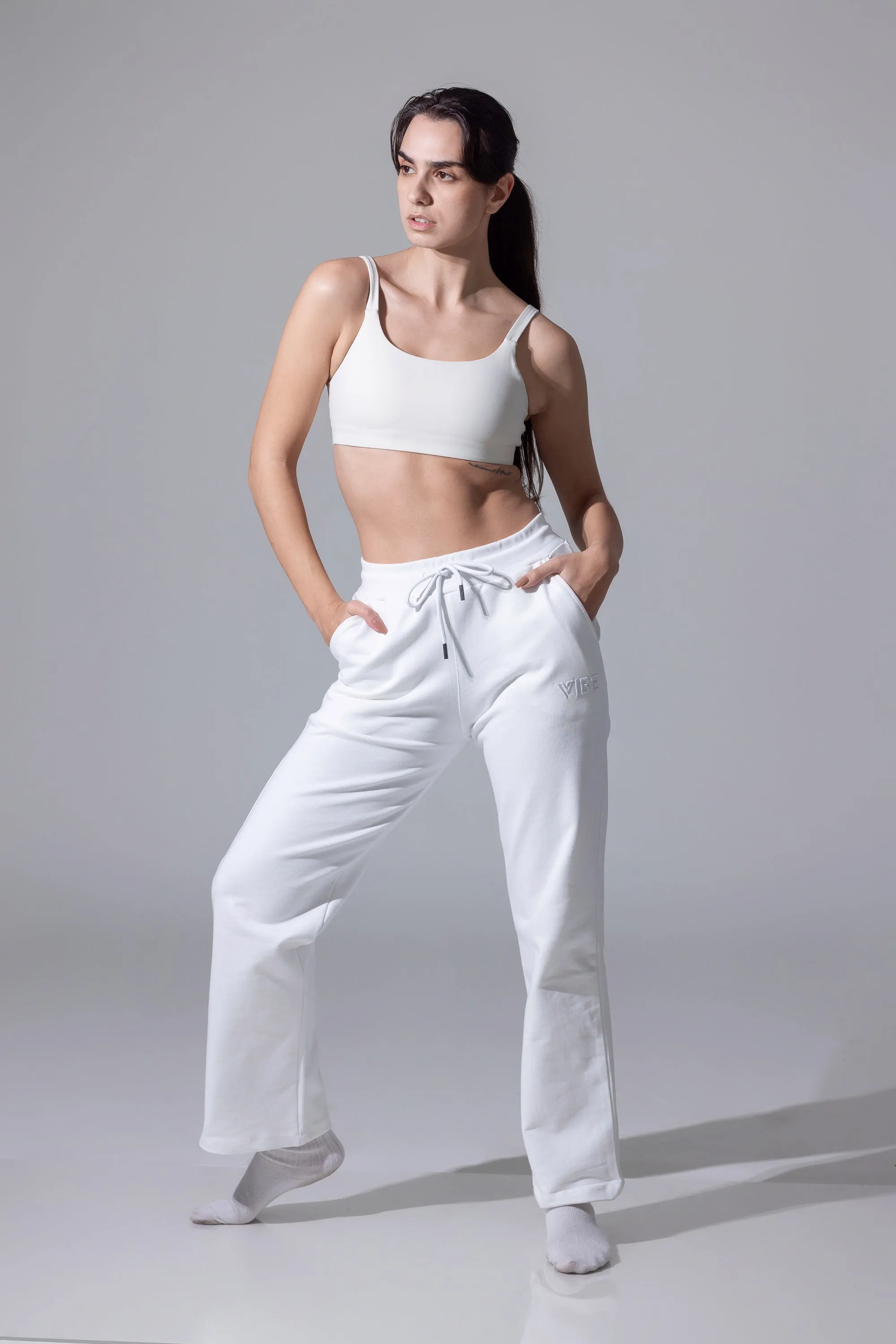 Cozy Core Sweatpants White
