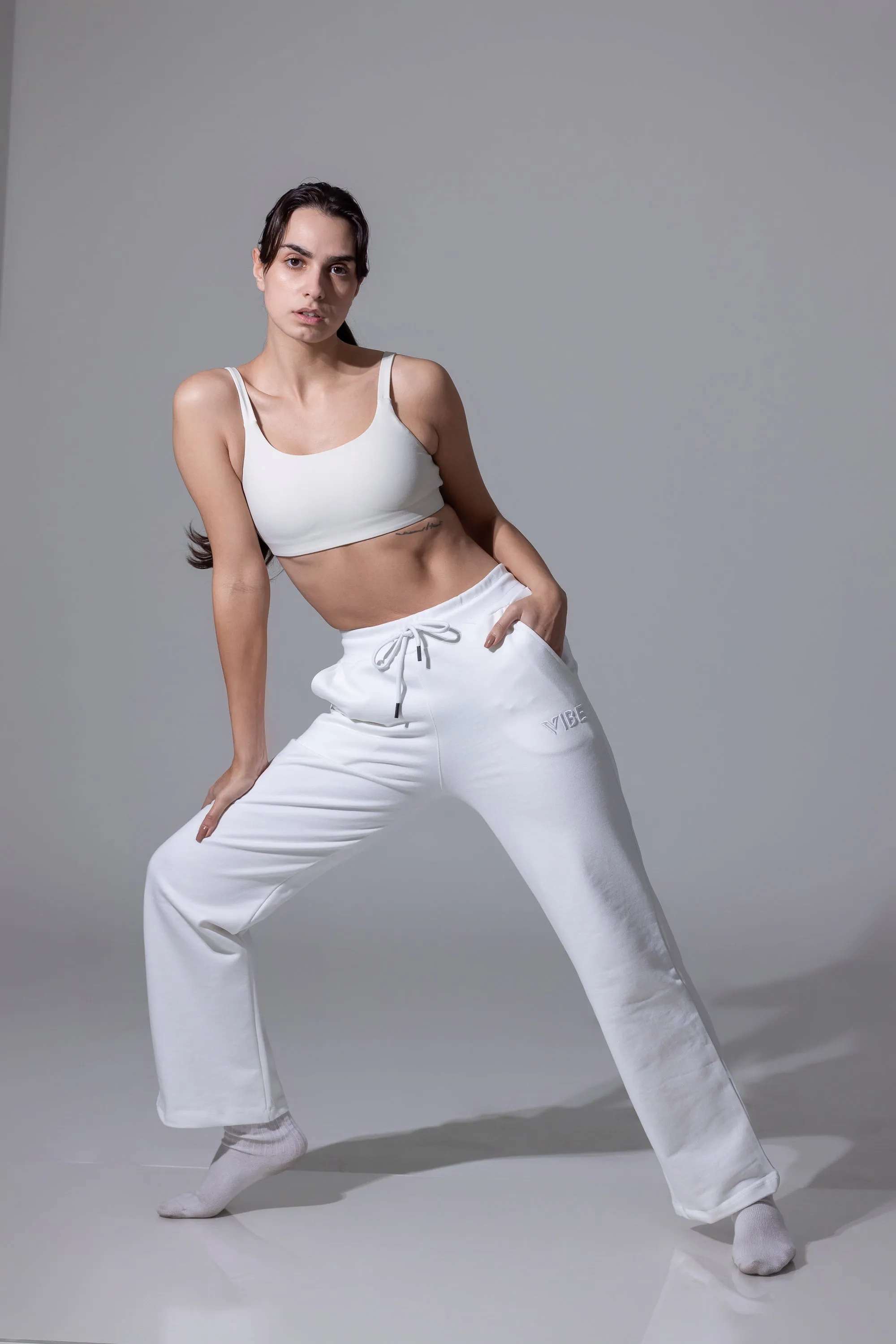 Cozy Core Sweatpants White