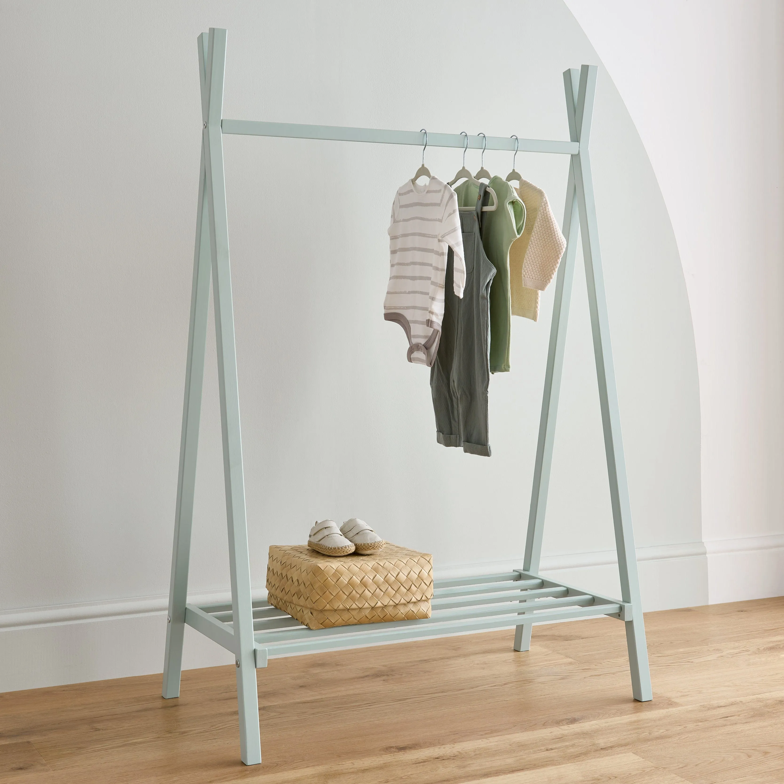 CuddleCo Nola 3 Piece Room Set in Sage Green