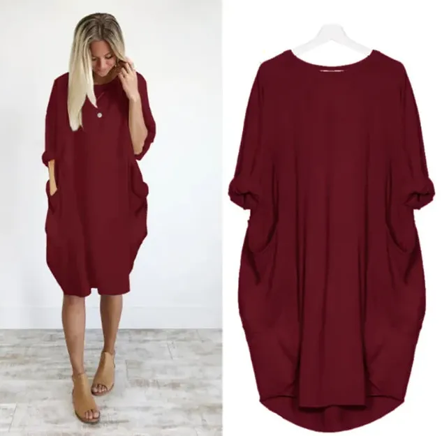 Dahlia | Comfortable Tummy Covering Dress