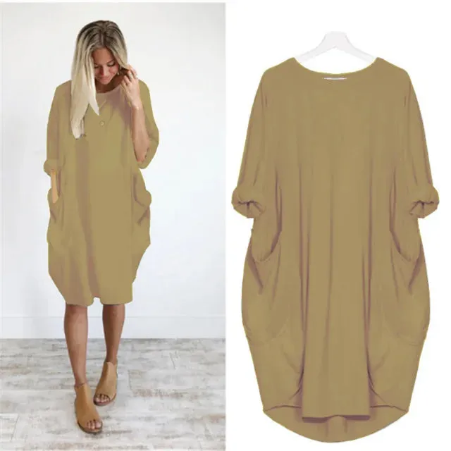 Dahlia | Comfortable Tummy Covering Dress