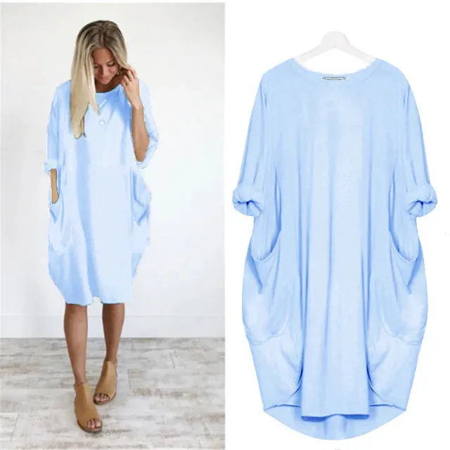 Dahlia | Comfortable Tummy Covering Dress