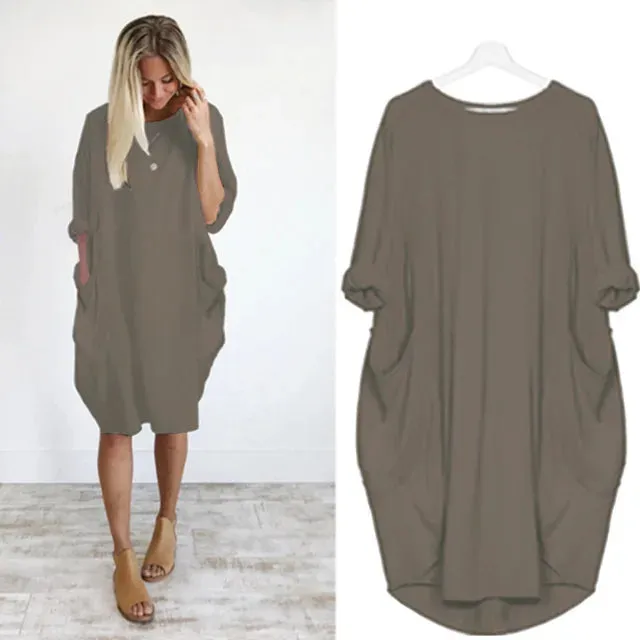 Dahlia | Comfortable Tummy Covering Dress