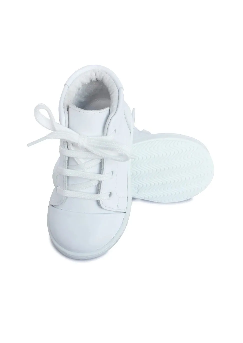 Danilo White Leather Boots
