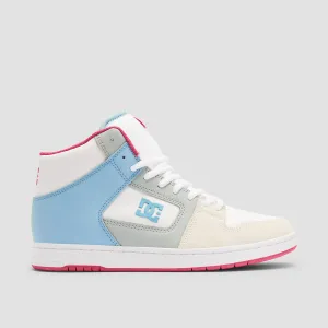 DC Manteca 4 High Top Shoes - Blue/Pink - Womens