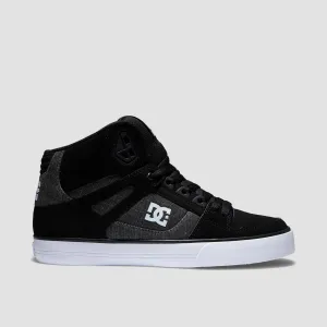 DC Pure WC High Top Shoes - Black/Battleship