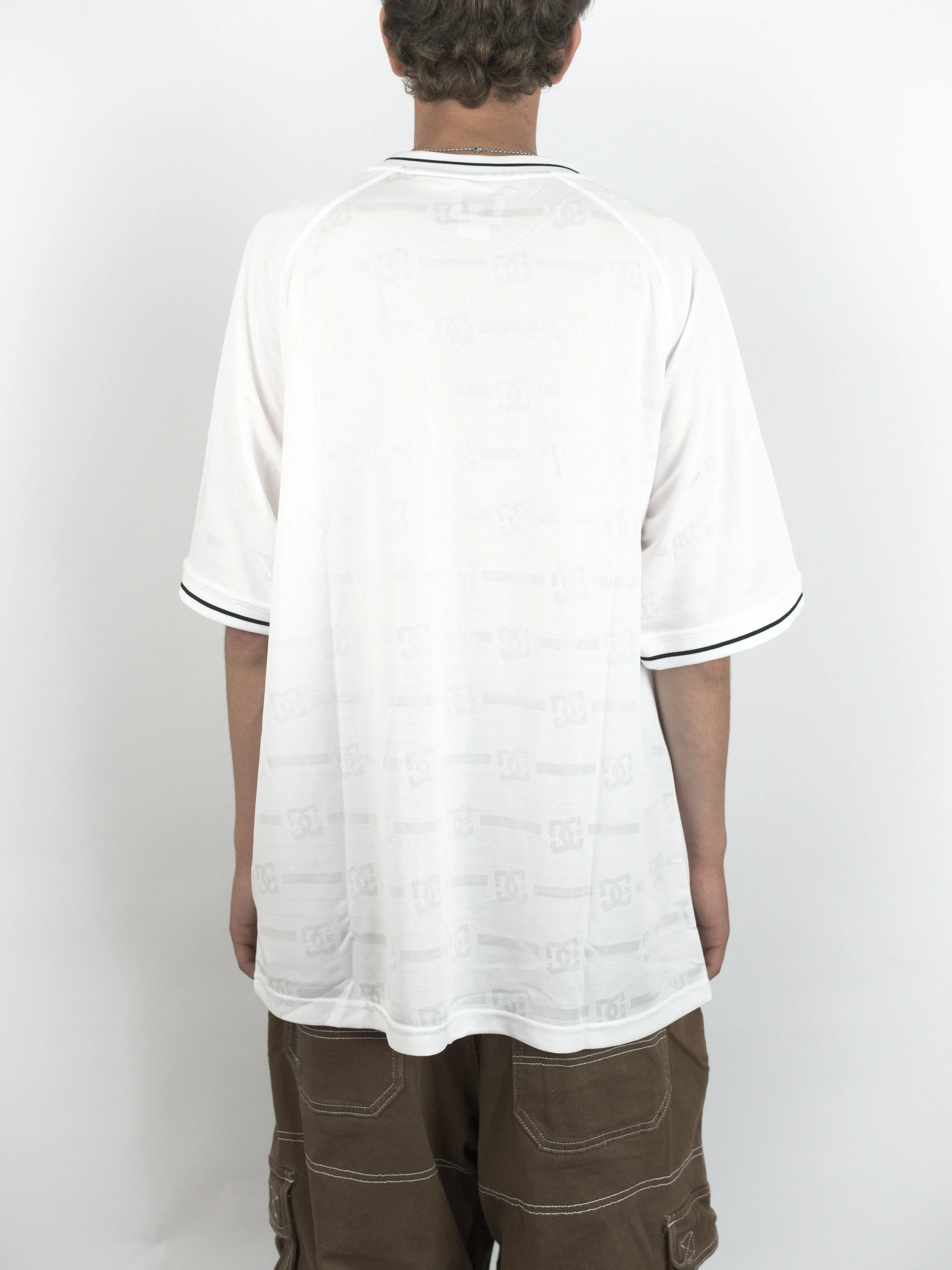 Dc Shoes - Super Tour Mesh Jersey Tee Shirt - White